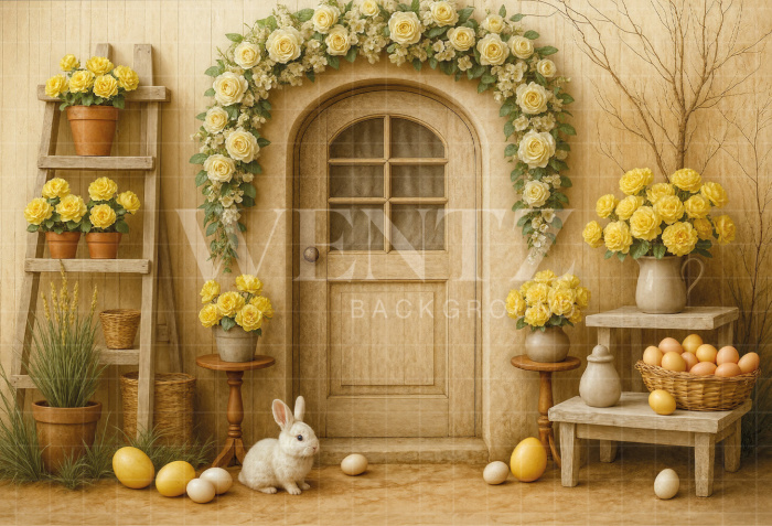 Fabric Photography Background Easter / Backdrop 8008