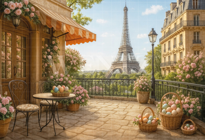 Fabric Photography Background Easter / Backdrop 8013