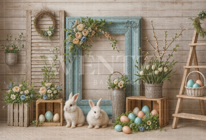 Fabric Photography Background Easter / Backdrop 8015