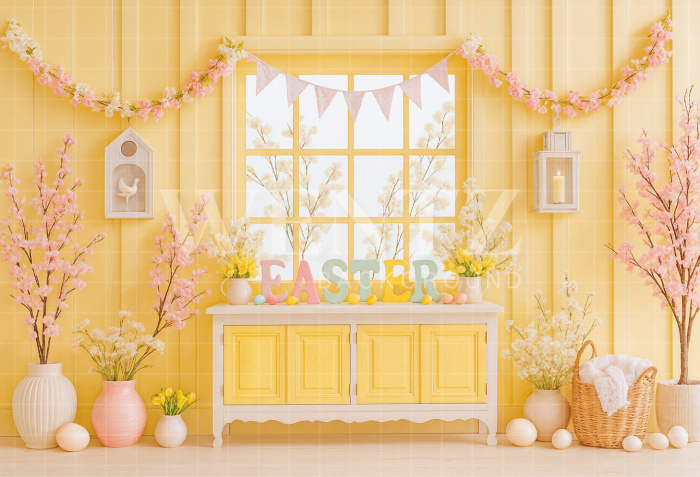 Fabric Photography Background Easter / Backdrop 8042