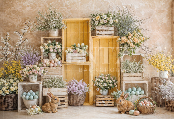 Fabric Photography Background Easter / Backdrop 8055