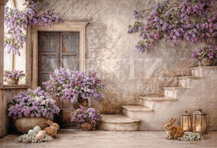 Fabric Photography Background Easter / Backdrop 8062