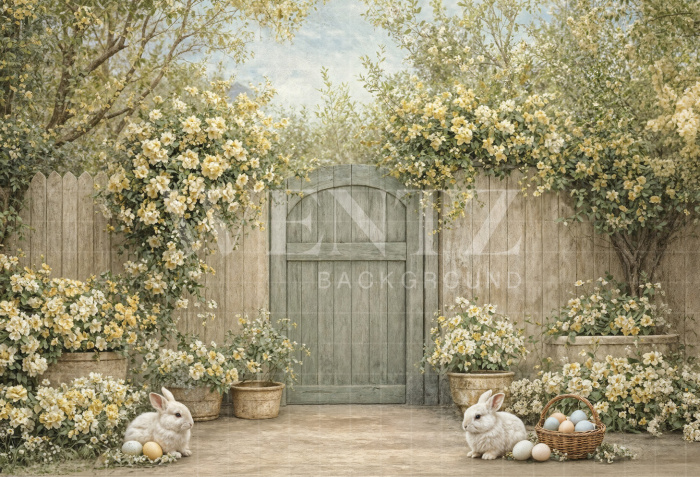 Fabric Photography Background Easter / Backdrop 8068
