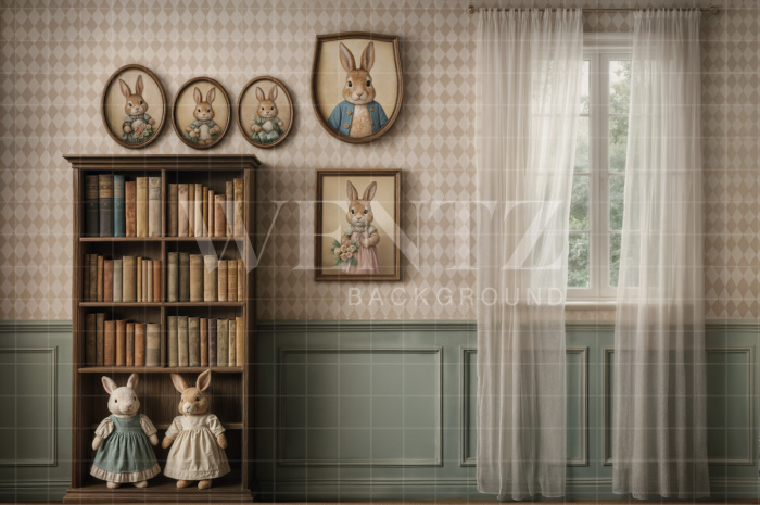 Fabric Photography Background Easter / Backdrop 8133