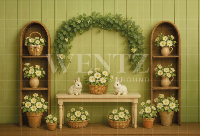 Fabric Photography Background Easter / Backdrop 8007