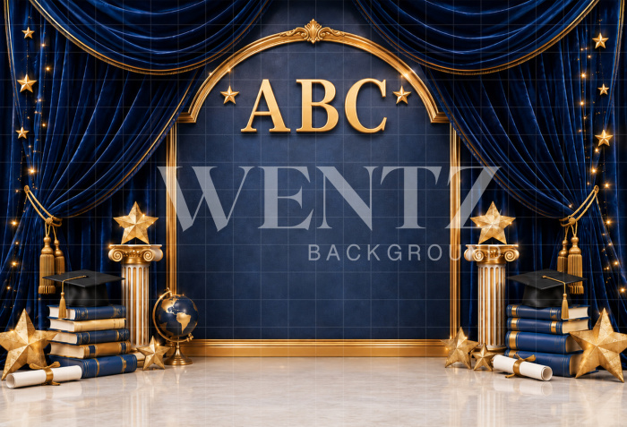 Fabric Photography Background ABC / Backdrop 8921