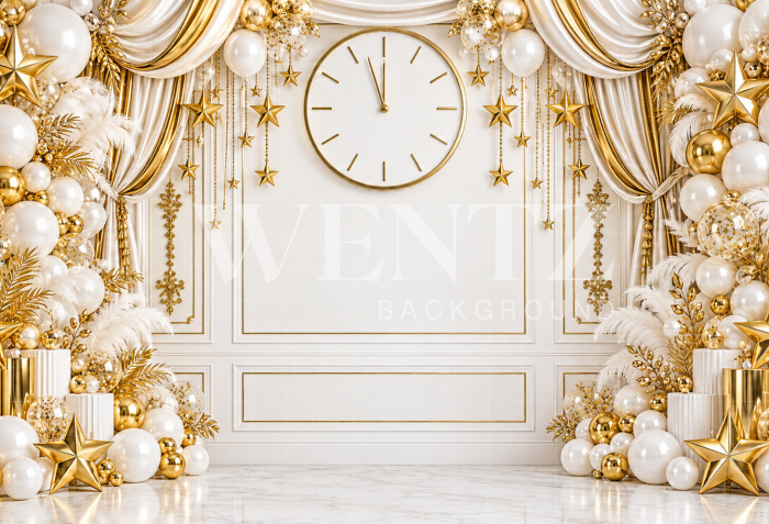 Fabric Photography Background New Year / Backdrop 8929