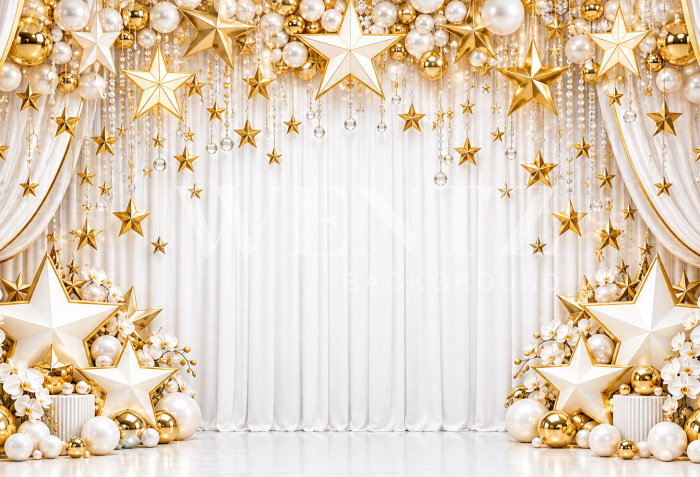 Fabric Photography Background New Year / Backdrop 8930