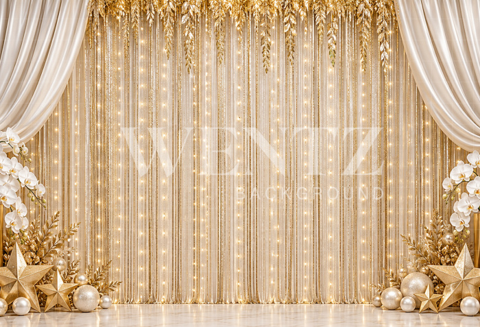 Fabric Photography Background New Year / Backdrop 8931