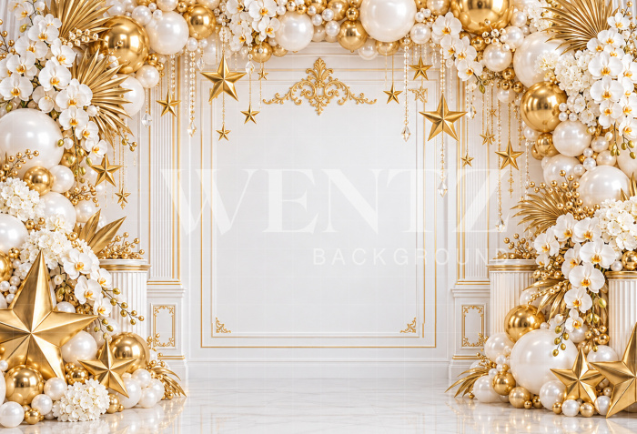 Fabric Photography Background New Year / Backdrop 8938