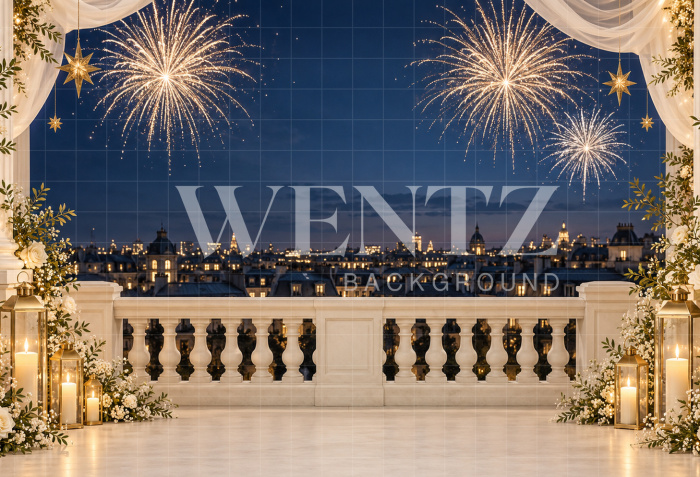 Fabric Photography Background New Year / Backdrop 8948