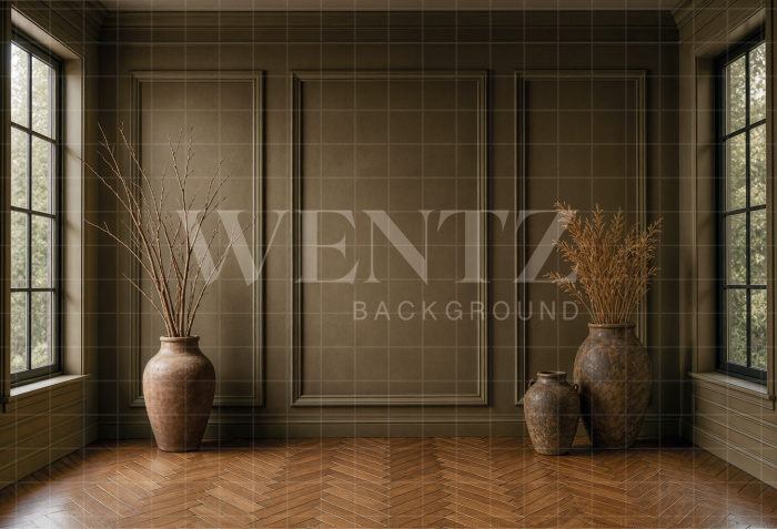 Fabric Photography Background Boiserie Father's Day / Backdrop 8405