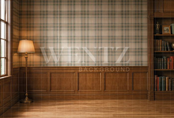 Fabric Photography Background Boiserie Father's Day / Backdrop 8411