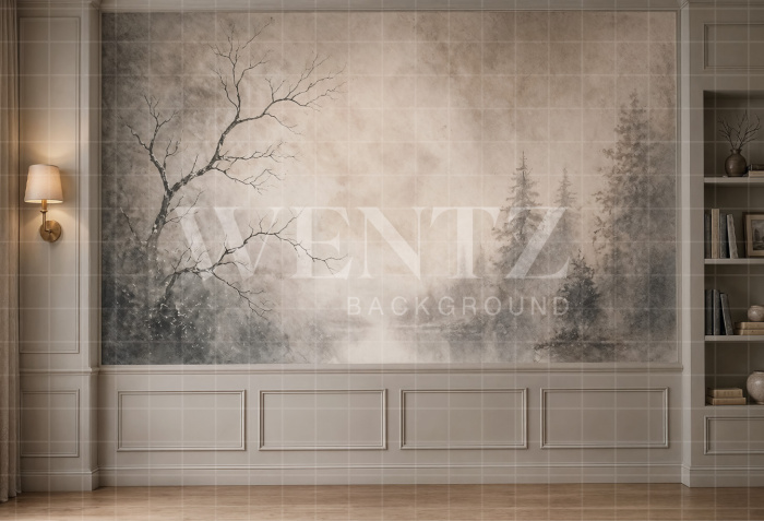Fabric Photography Background Boiserie Father's Day / Backdrop 8412