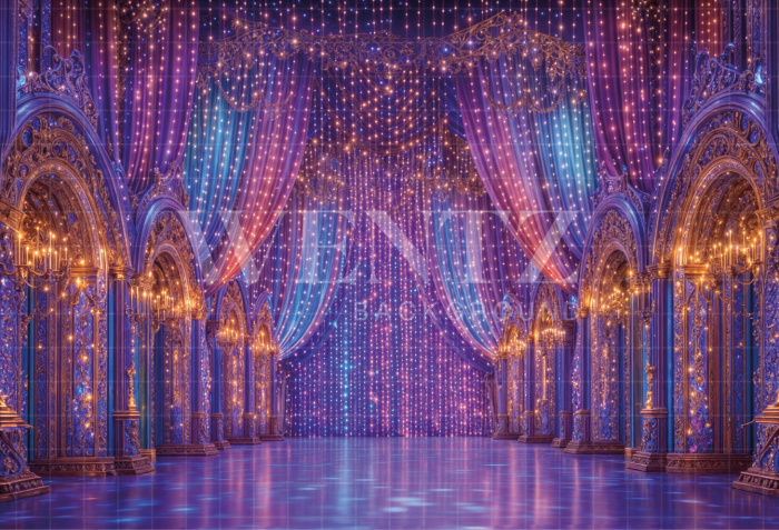 Fabric Photography Background Carnival / Backdrop 8098