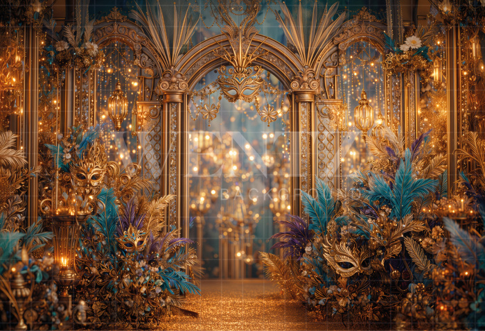 Fabric Photography Background Carnival / Backdrop 8099