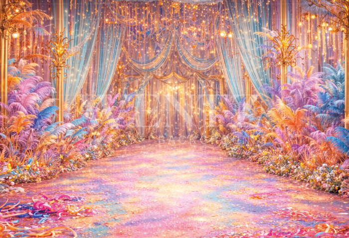 Fabric Photography Background Carnival / Backdrop 8108