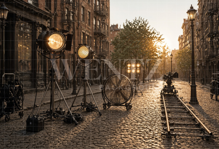 Fabric Photography Background Father's Day Cinema / Backdrop 8342