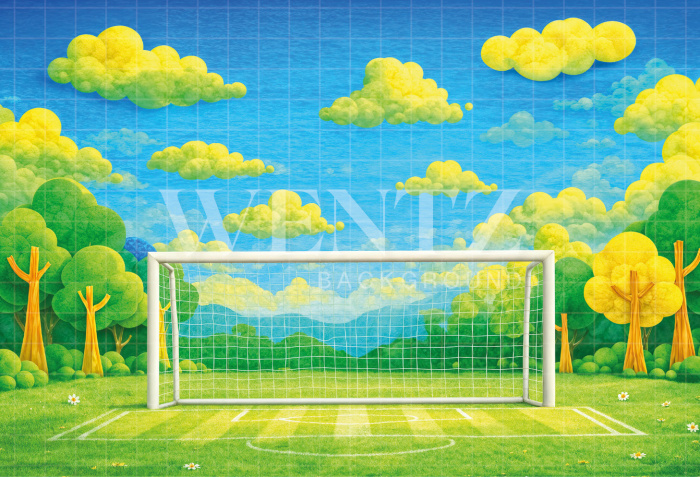 Fabric Photography Background Soccer World Cup / Backdrop 8211