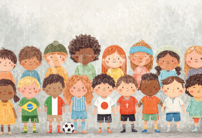 Fabric Photography Background Soccer World Cup / Backdrop 8212