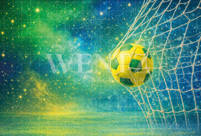 Fabric Photography Background Soccer World Cup / Backdrop 8213