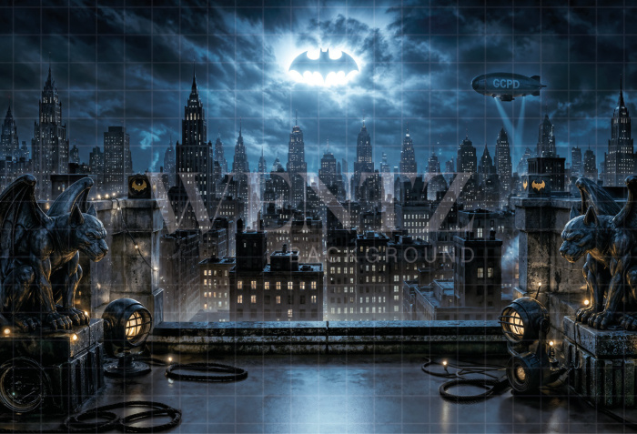 Fabric Photography Background Children's Day Superhero / Backdrop 8635