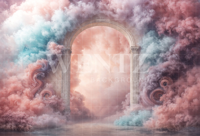 Fabric Photography Background Mother's Day Arch / Backdrop 8117