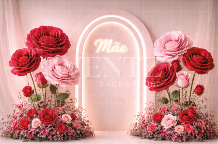 Fabric Photography Background Mother's Day Arch / Backdrop 8195