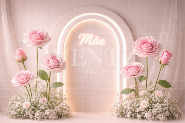 Fabric Photography Background Mother's Day Arch / Backdrop 8197