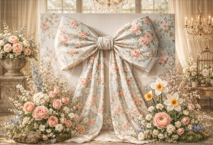 Fabric Photography Background Mother's Day / Backdrop 8226