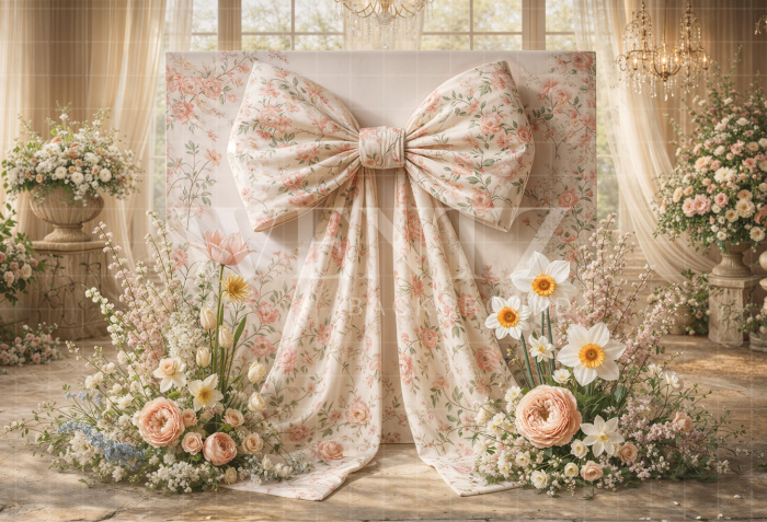 Fabric Photography Background Mother's Day / Backdrop 8228