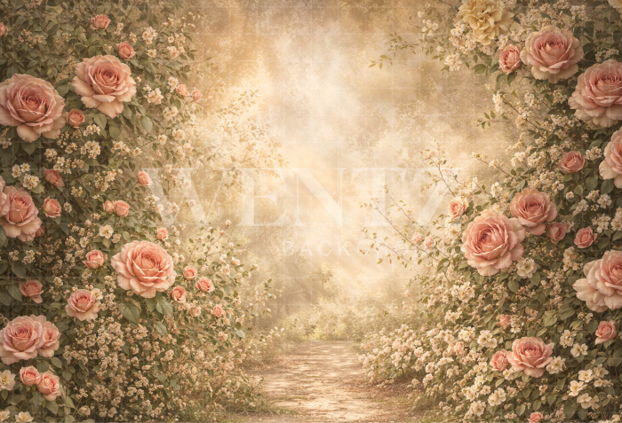 Fabric Photography Background Mother's Day / Backdrop 8229