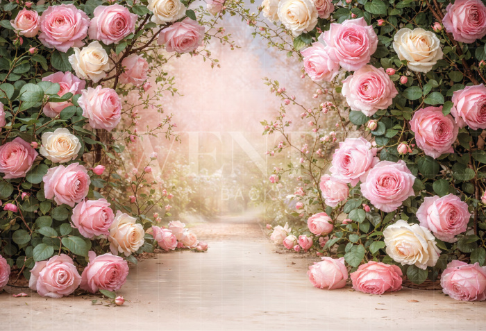 Fabric Photography Background Mother's Day Floral / Backdrop 8172