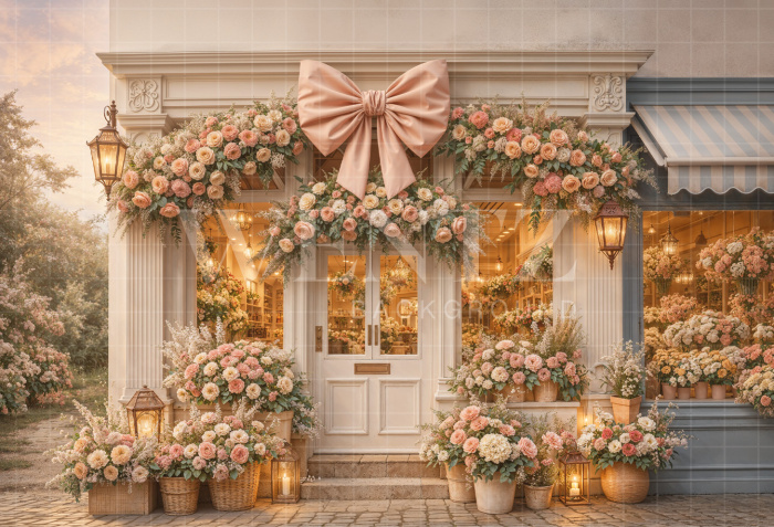 Fabric Photography Background Mother's Day Floriculture / Backdrop 8227