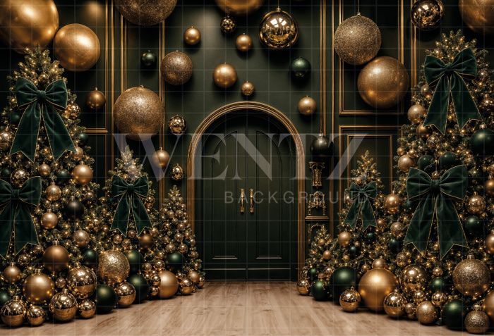Fabric Photography Background Christmas / Backdrop 8458