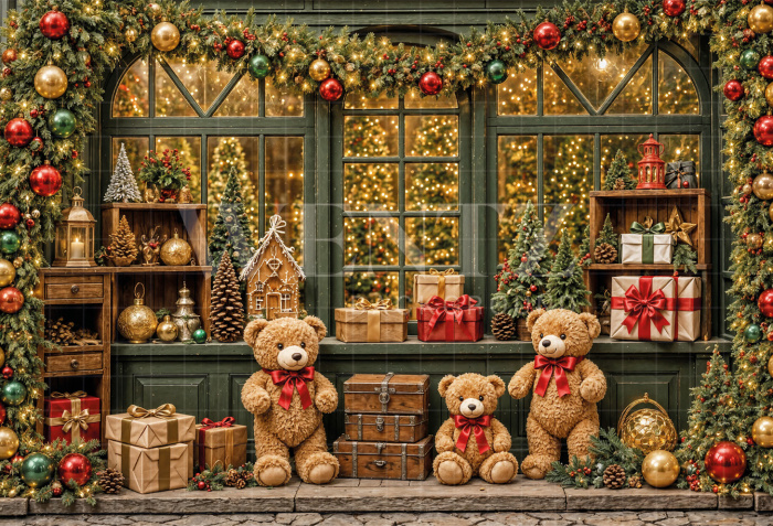 Fabric Photography Background Christmas / Backdrop 8564