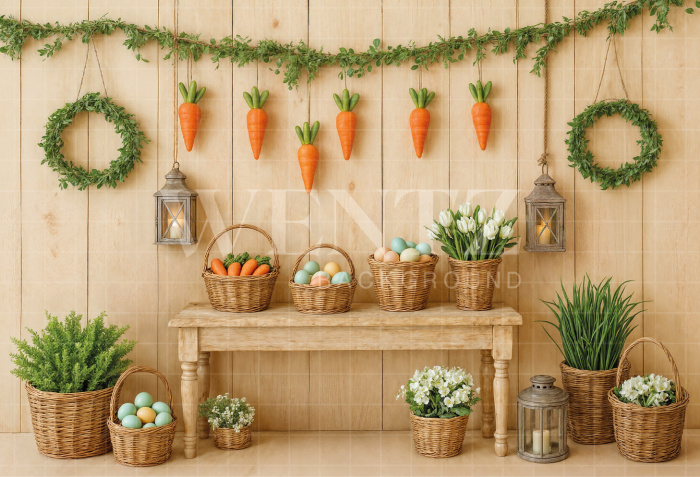 Fabric Photography Background Easter / Backdrop 8016