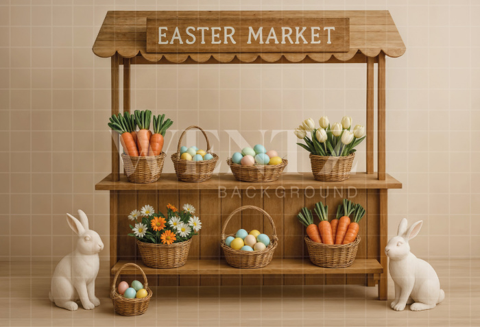 Fabric Photography Background Easter / Backdrop 8050