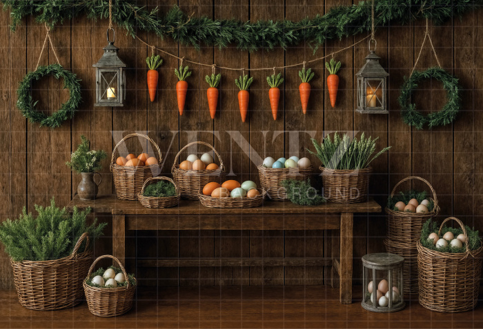 Fabric Photography Background Easter / Backdrop 8071