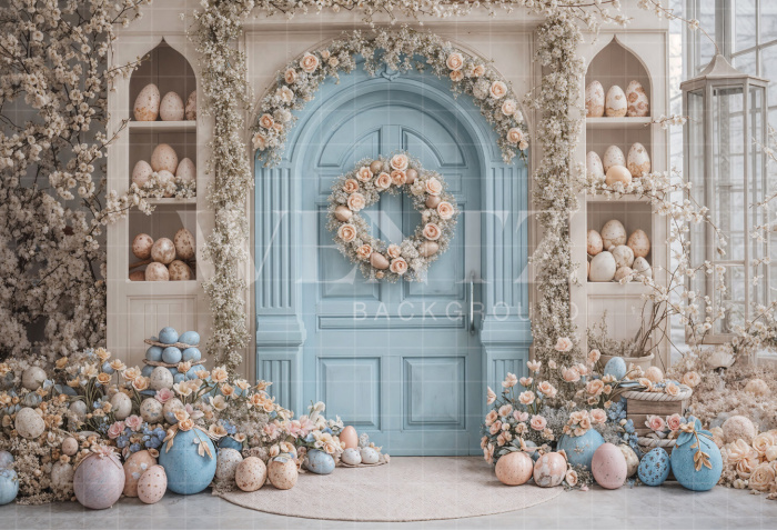 Fabric Photography Background Easter / Backdrop 8077