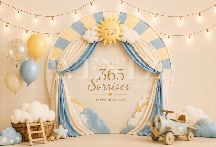 Fabric Photography Background 365 Smiles Cake Smash / Backdrop 8741