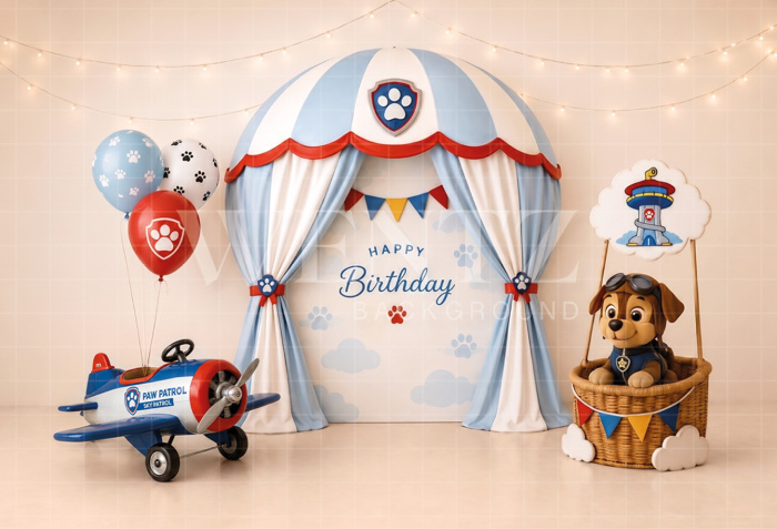 Fabric Photography Background Aviator Cake Smash / Backdrop 8771