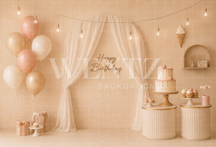 Fabric Photography Background Cake Smash / Backdrop 8680