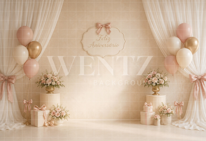 Fabric Photography Background Cake Smash / Backdrop 8706
