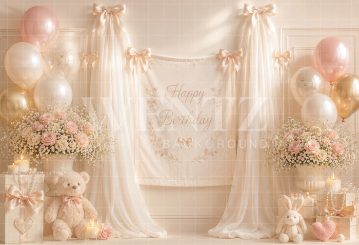 Fabric Photography Background Cake Smash / Backdrop 8707