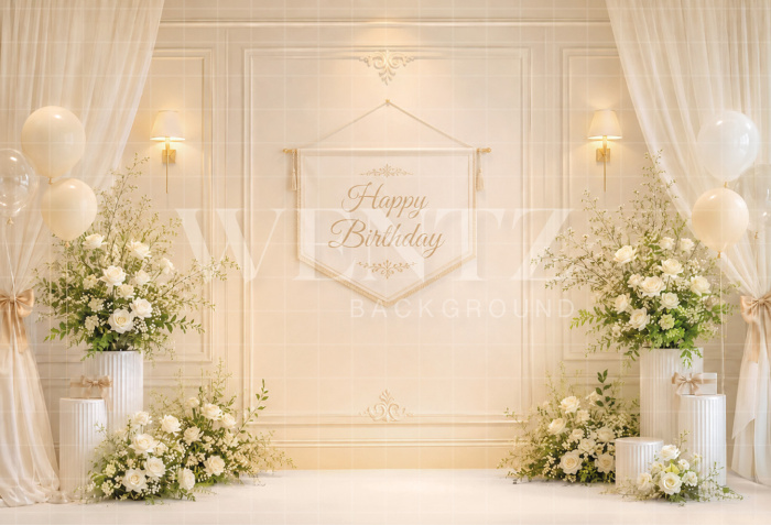 Fabric Photography Background Cake Smash / Backdrop 8709