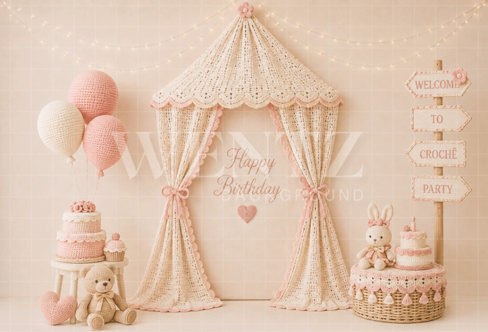 Fabric Photography Background Cake Smash / Backdrop 8829