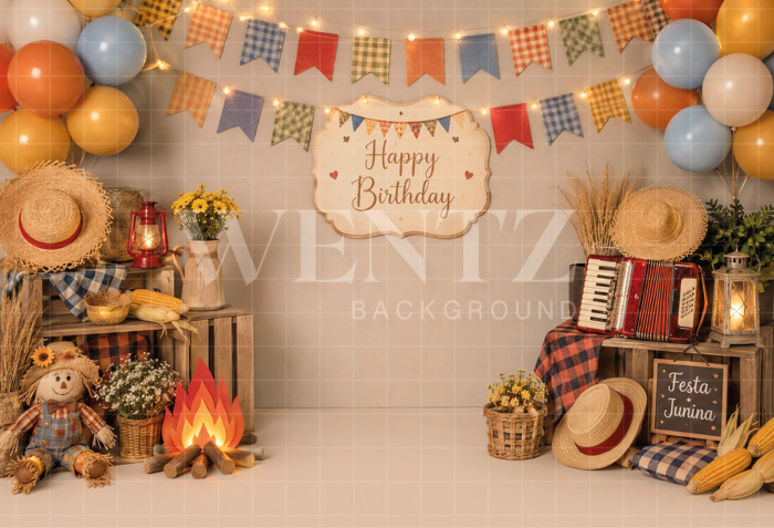 Fabric Photography Background Hick Cake Smash / Backdrop 8815