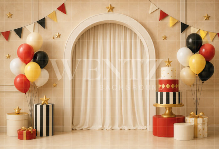 Fabric Photography Background Magic Cake Smash / Backdrop 8699