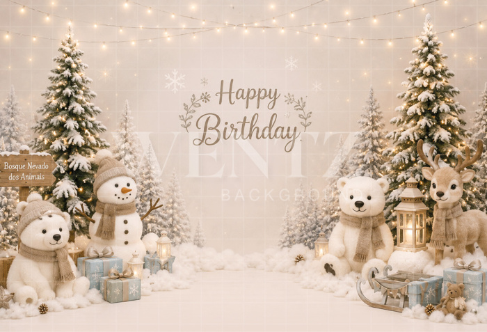 Fabric Photography Background Christmas Cake Smash / Backdrop 8820